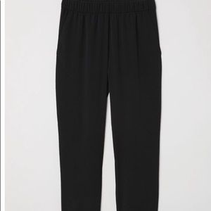 H&M Black Crepe Pants
